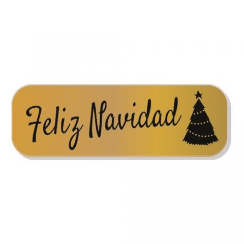 ETIQUETAS REGALO ADH. HOLOGRAFICAS ROLLO  250 uds.