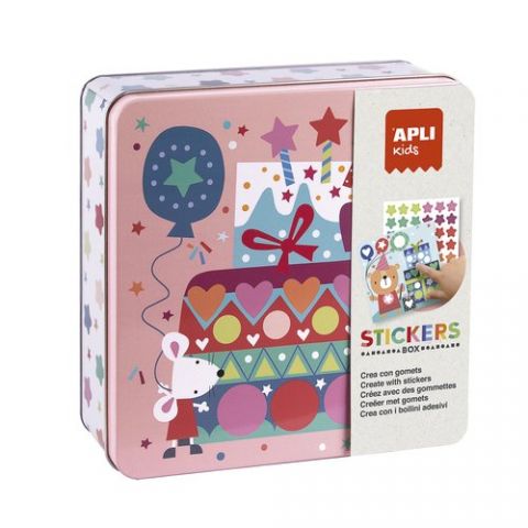STICKERS GAME RS APLI KIDS CAJA METALICA FIESTA