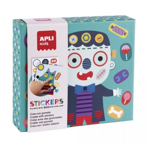 STICKERS GAME RS APLI KIDS CAJA CARTON MONSTRUOS