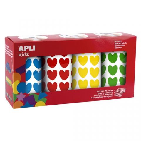 GOMETS APLI  ROLLO 59h CORAZON PACK 4 rollos (AZ-R