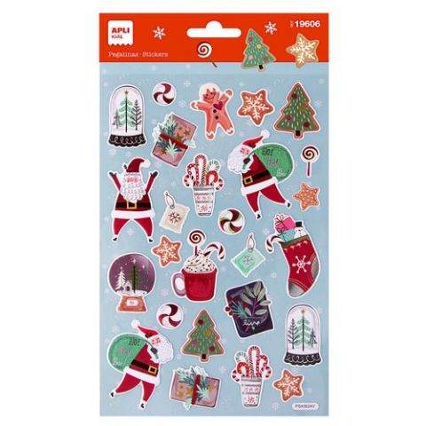 PEGATINAS APLI NAVIDAD HO HO HO 1H