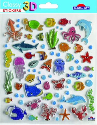 STICKERS GRUPO GLOBAL GIFT BOLSA 1h CLASSY 3D ANIM