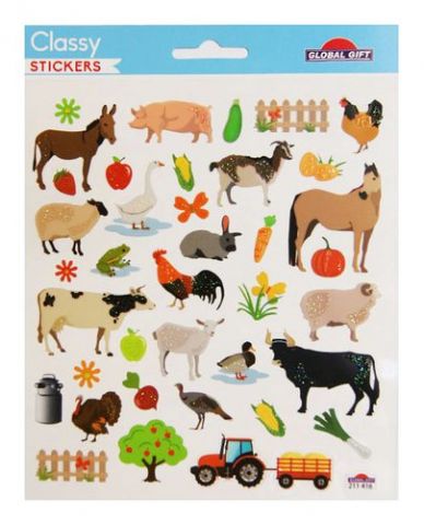 STICKERS GRUPO GLOBAL GIFT BOLSA 1h CLASSY ANIMALE