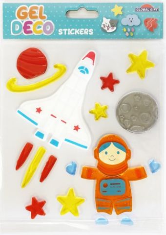 STICKERS GRUPO GLOBAL GIFT BOLSA 1h GEL DECO ASTRO