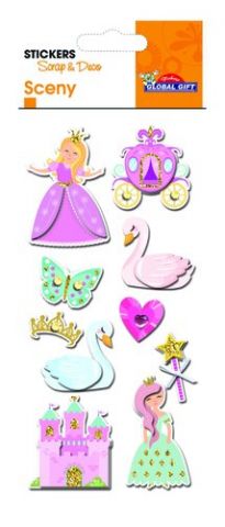 STICKERS GRUPO GLOBAL GIFT BOLSA 1h SCENY SCRAP &