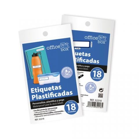 ETIQUETAS ADH.MANUALES OFFICE BOX PLASTIFICADAS 70