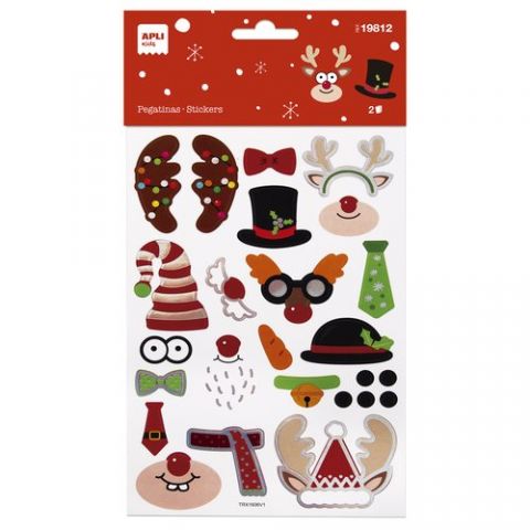PEGATINAS APLI CONSTRUCCION NAVIDAD 1H