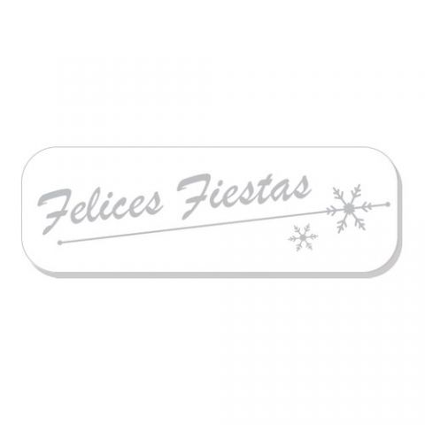 ETIQUETAS REGALO ADH. HOLOGRAFICAS ROLLO  250 uds.