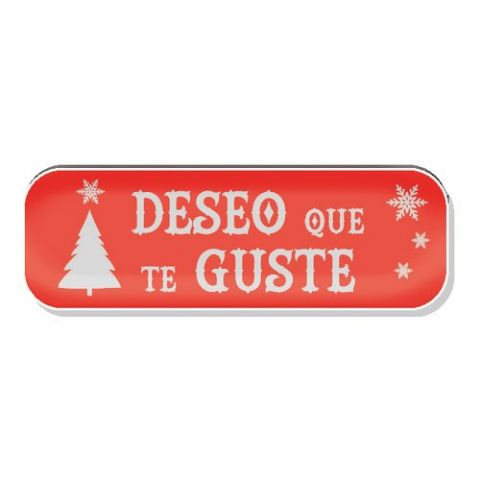 ETIQUETAS REGALO ADH. HOLOGRAFICAS ROLLO  250 uds.