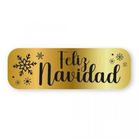 ETIQUETAS REGALO ADH. HOLOGRAFICAS ROLLO  250 uds.
