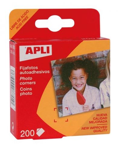FIJAFOTOS APLI AUTOADHESIVOS CAJA 200 U.