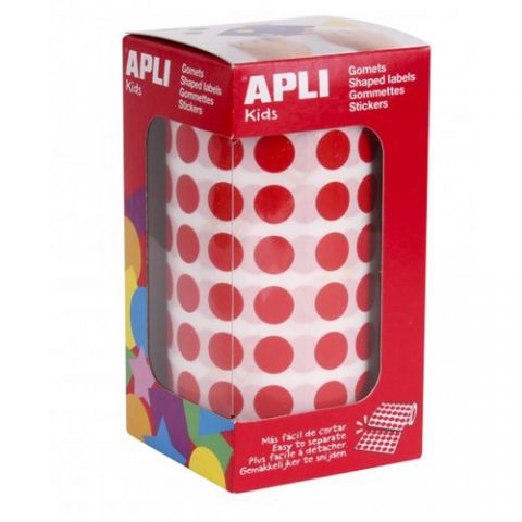 GOMETS APLI  ROLLO 59h CIRCULO Ø 10,5 mm ROJO 5.19
