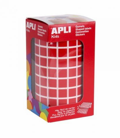 GOMETS APLI  ROLLO 59h CUADRADO 10 mm ROJO 6.372 u