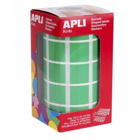 GOMETS APLI  ROLLO 59h CUADRADO 20 mm VERDE 1.770