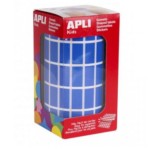 GOMETS APLI  ROLLO 59h RECTANGULO 20x10 mm AZUL 3.