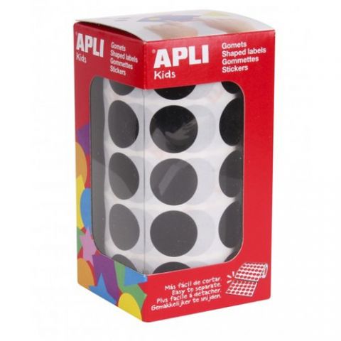 GOMETS APLI  ROLLO 59h CIRCULO Ø 20 mm NEGRO 1.770