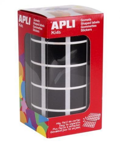 GOMETS APLI  ROLLO 59h CUADRADO 20 mm NEGRO 1.770