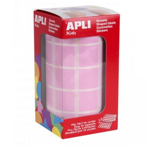 GOMETS APLI  ROLLO 59h CUADRADO 20 mm ROSA 1.770 u