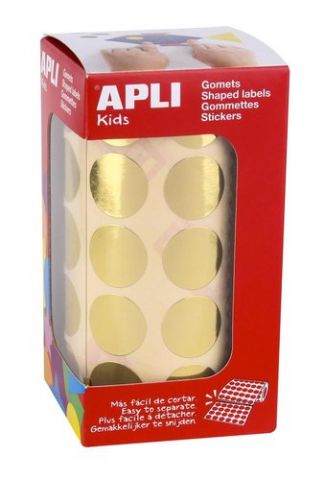 GOMETS APLI METALIZADOS ROLLO 59h CIRCULO Ø 20 mm