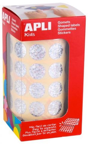 GOMETS APLI METALIZADOS ROLLO 59h CIRCULO Ø 15 mm