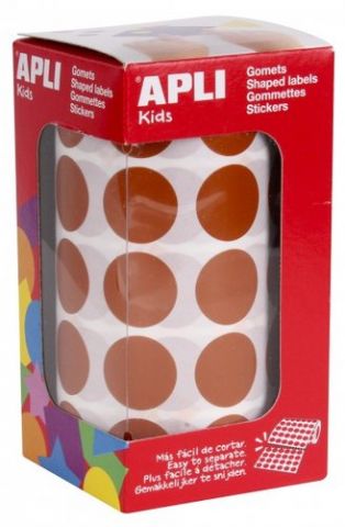 GOMETS APLI  ROLLO 59h CIRCULO Ø 20 mm MARRON 1.77