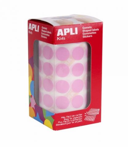 GOMETS APLI  ROLLO 59h CIRCULO Ø 15 mm ROSA 2.832
