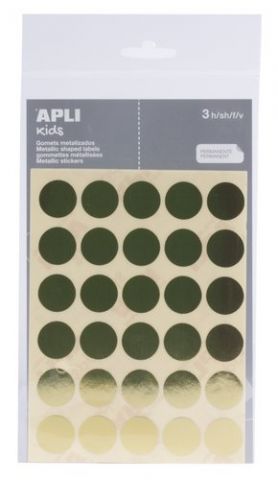 GOMETS APLI METALIZADOS BOLSA 3h CIRCULO Ø 20 mm O