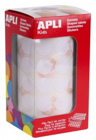 GOMETS APLI  ROLLO 59h CIRCULO Ø 15 mm BLANCO 2.83