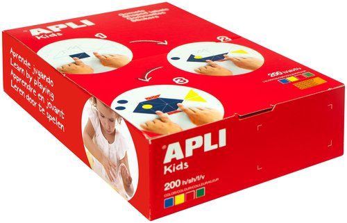 GOMETS APLI  CAJA 200h RECTANGULO 3 tam.surt. 4 co