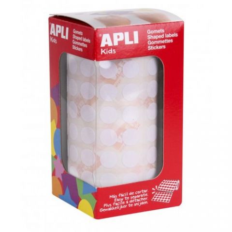 GOMETS APLI  ROLLO 59h CIRCULO Ø 10,5 mm BLANCO 5.