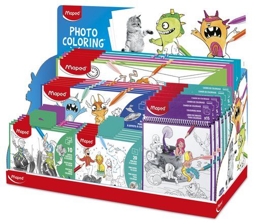 EXPOSITOR MAPED SOPORTES PARA COLOREAR-1 SURTIDO D