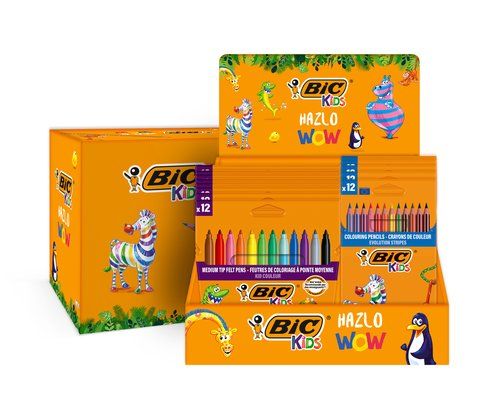 LOTE COLOREADO BIC KIDS
12x 9246623 ROTUL. KID COU