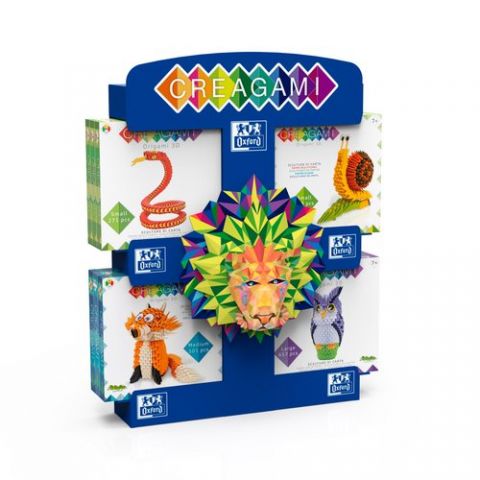EXPOSITOR OXFORD CREAGAMI ORIGAMI 3D SURTIDO DE 12