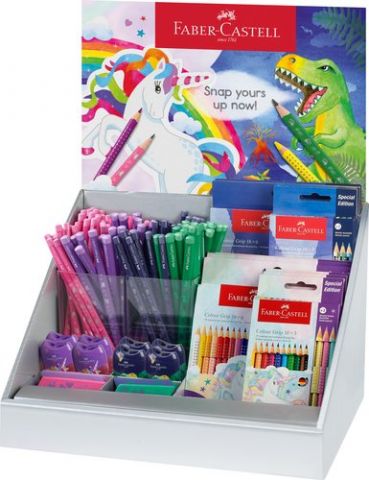 EXPOSITOR FABER-CASTELL DINOSAURIOS & UNICORNIOS 1