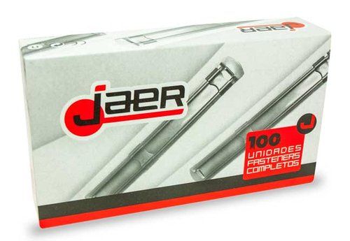 FASTENER JAER METAL DORADO (Caja de  50)