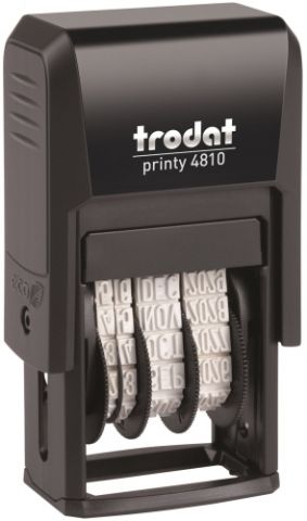 FECHADOR ent.AUT. TRODAT PRINTY 4810 3,8 mm.