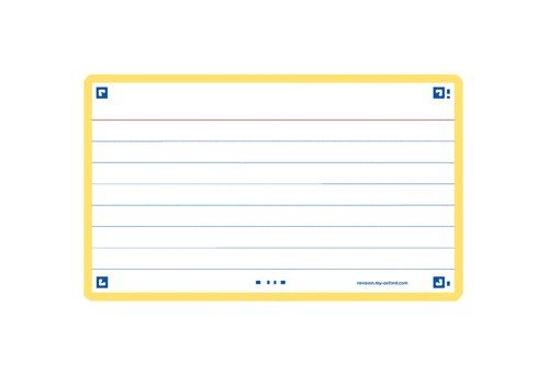 FICHAS OXFORD FLASH 2.0 COLOR HORIZONTAL 125x75mm