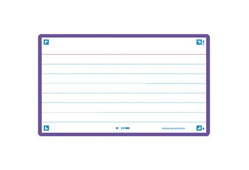 FICHAS OXFORD FLASH 2.0 COLOR HORIZONTAL 125x75mm