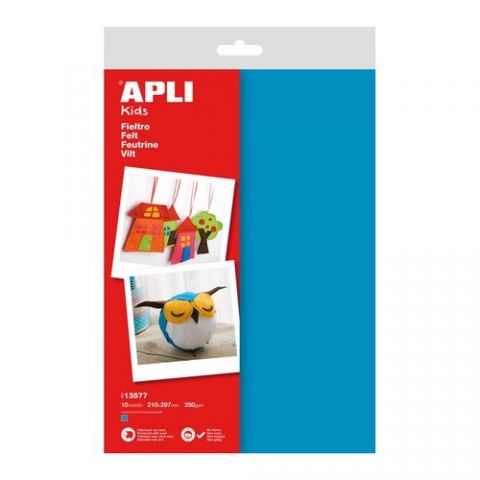 FIELTRO APLI A4 AZUL
