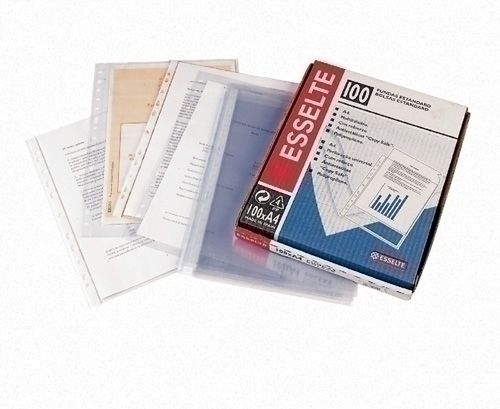 FUNDA MULTITALADRO ESSELTE PP  40µ PL.NJ. Fº 16 TA