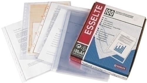 FUNDA MULTITALADRO ESSELTE PVC  80µ LISO Fº 16 TAL