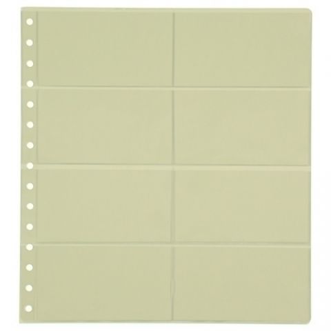 FUNDA para ALBUM de SELLOS PARDO 2 LAM.TRANSP.de 8