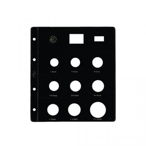 FUNDA para ALBUM de MONEDAS PARDO tipo CLARABOYA E