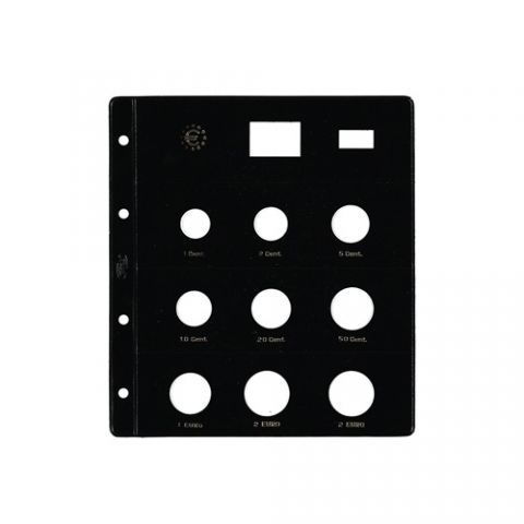 FUNDA para ALBUM de MONEDAS PARDO tipo CLARABOYA E