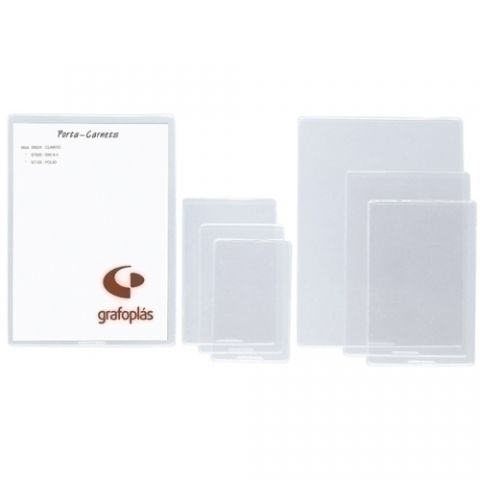 FUNDA PORTACARNET GRAFOPLAS PVC 200µ REBAJE 4º PAQ