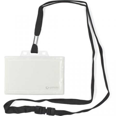 FUNDA DISTINTIVO GRAFOPLAS PVC con CORDON NEGRO 60