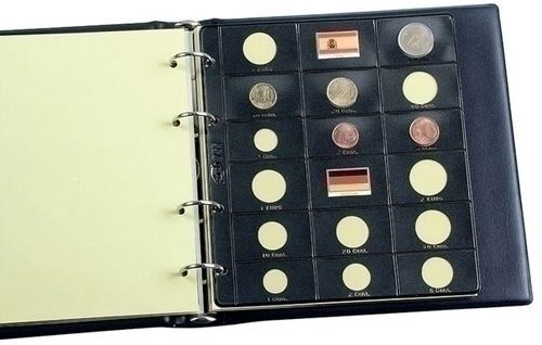 FUNDA para ALBUM de MONEDAS PARDO con ALMA OPACA N