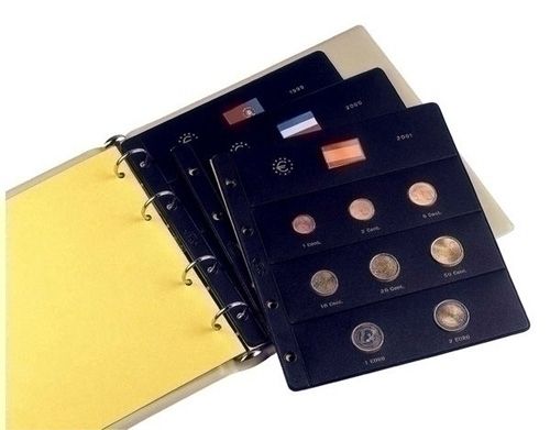 FUNDA para ALBUM de MONEDAS PARDO tipo CLARABOYA E