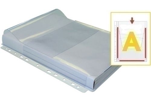 FUNDA MULTITALADRO FUELLE GRAFOPLAS 25mm PVC 180µ