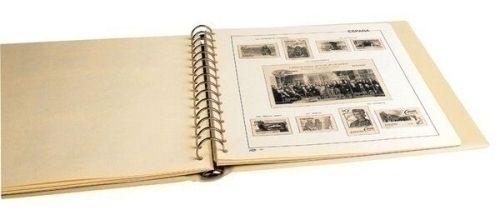 ALBUM de SELLOS PARDO SUPLEMENTO ANUAL ILUSTRADO A
